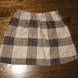 Vintage plaid skirt